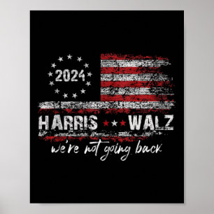 Harris Waltz 2024 Kamala Verkiezing 2024 We zijn n Poster