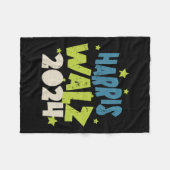 Harris Waltz 2024 met sterren Fleece Deken (Voorkant (Horizontaal))