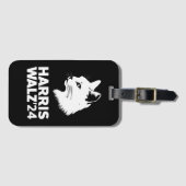 Harris Waltz 2024 Verkiezing Grappig Cat Kamala Ti Bagagelabel (Voorkant (horizontaal))