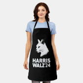 Harris Waltz 2024 Verkiezing Grappig Cat Kamala Ti Schort (Gedragen)