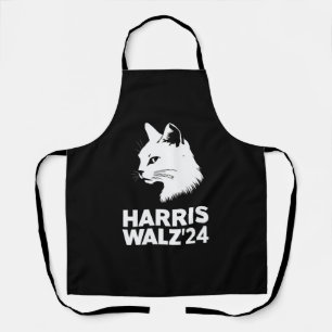 Harris Waltz 2024 Verkiezing Grappig Cat Kamala Ti Schort