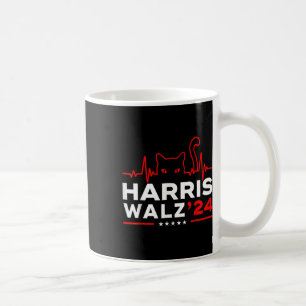 Harris Waltz 2024 Verkiezing Harris Tim Waltz Hear Koffiemok
