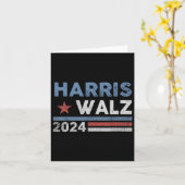 Harris Waltz 2024 Verkiezing Kamala Harris Tim Wal Kaart (Gele Bloem)