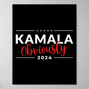 Harris Waltz 2024 verkiezingen Kamala Harris Poster