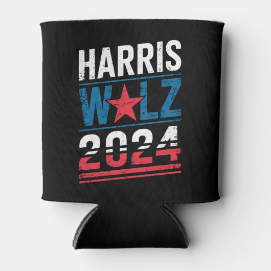 Harris Waltz 2024 Verkiezingen Kamala Harris Tim W Blikjeskoeler (Voorkant)