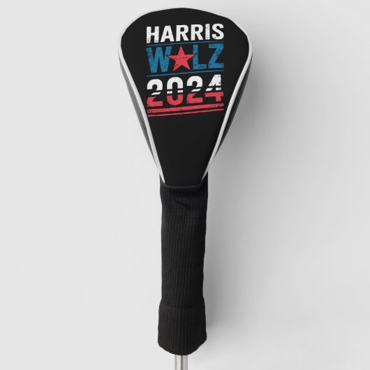 Harris Waltz 2024 Verkiezingen Kamala Harris Tim W Golfheadcover (Voorkant)