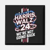Harris Waltz 2024 Verkiezingen Kamala Harris Tim W Magneet (Voorkant)