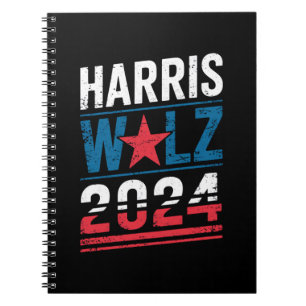 Harris Waltz 2024 Verkiezingen Kamala Harris Tim W Notitieboek