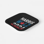 Harris Waltz 2024 Verkiezingen Kamala Harris Tim W Papieren Bordje (Gebogen)