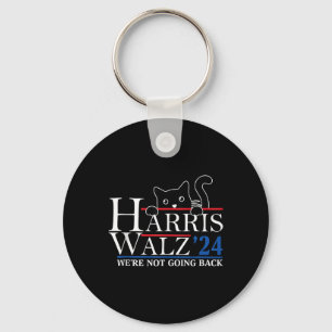 Harris Waltz 2024 We gaan niet terug Funny Cat L Sleutelhanger