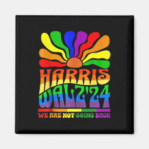 Harris Waltz 2024 We gaan niet terug Gay Pride Magneet