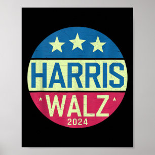 Harris Waltz 2024 Wheimer Vintage Kamala Harris Ti Poster