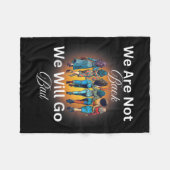 Harris Waltz 24 Mevrouw President We gaan niet B Fleece Deken (Voorkant (Horizontaal))