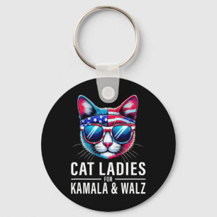 Harris Waltz Cat Lady Harris Waltz 2024 Kamala Har Sleutelhanger