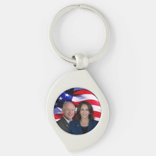 Harris Waltz Foto 2024 - Kamala Harris Tim Waltz Sleutelhanger