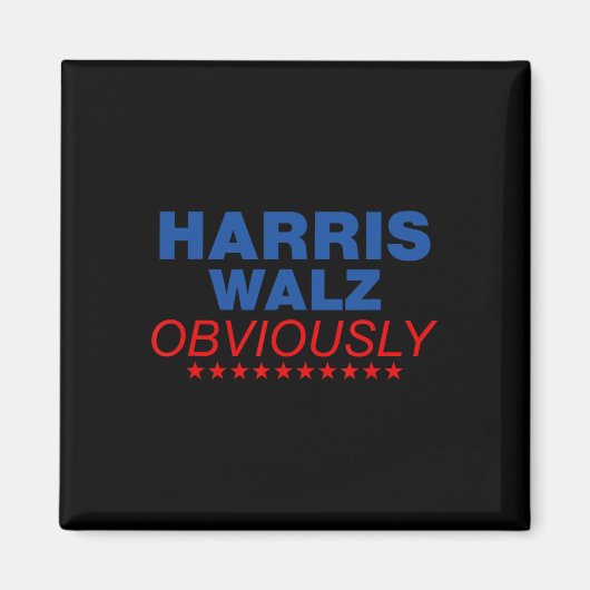 Harris Waltz natuurlijk 2024 Balz naar de Walz Magneet (Voorkant)