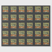 Harris Waltz voor een helderdere toekomst Kamala H Cadeaupapier (Vlak)