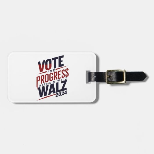 Harris & Walz 2024 (2) Bagagelabel (Voorkant horizontaal)