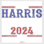 Harris Walz 2024 _7 Sticker (Vel)
