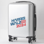 Harris Walz 2024 Aangepaste gesneden Vinyl Sticker (Koffer)