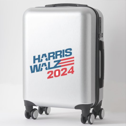Harris Walz 2024 Aangepaste gesneden Vinyl Sticker (Koffer)