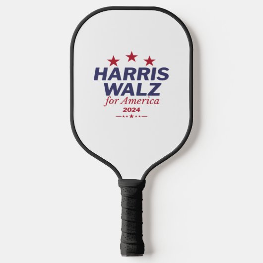 Harris Walz 2024 Actief Pickleball Paddle (Voorkant)