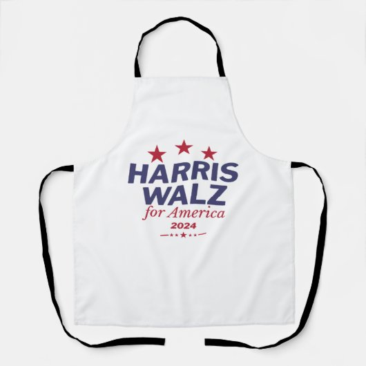 Harris Walz 2024 Actief Schort (Voorkant)