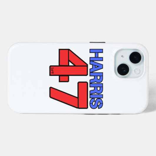 HARRIS-WALZ 2024 AMERIKAANSE VERKIEZINGEN DEMOCRAT Case-Mate iPhone CASE (Achterkant (horizontaal))
