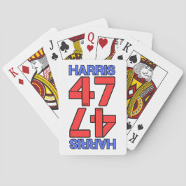 HARRIS-WALZ 2024 AMERIKAANSE VERKIEZINGEN DEMOCRAT POKERKAARTEN