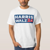 Harris Walz 2024 Basic T-Shirt Design (Voorkant)