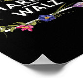 Harris Walz 2024 Bloemen Harris Waltz 2024 Poster (Hoek)