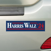 Harris Walz 2024 Bumpersticker (Op auto)