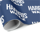 Harris Walz 2024 Cadeaupapier (Rol Hoek)