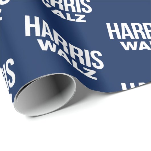 Harris Walz 2024 Cadeaupapier (Rol Hoek)