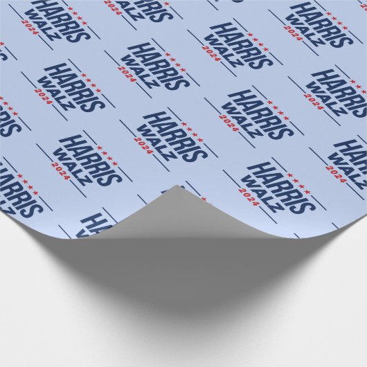 Harris Walz 2024 Cadeaupapier (Hoek)