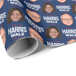 Harris Walz 2024 Cadeaupapier