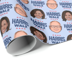 Harris Walz 2024 Cadeaupapier
