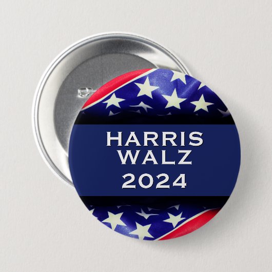 HARRIS WALZ 2024 Campaign Button (Voorkant /achterkant)
