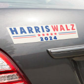 Harris Walz 2024 Campaign Ivory Bumpersticker