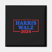 Harris Walz 2024 Campaign Logo Democraat Slogan Ka Magneet (Voorkant)