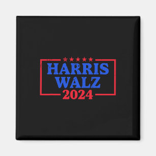 Harris Walz 2024 Campaign Logo Democraat Slogan Ka Magneet