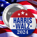 Harris Walz 2024 Campaign Red Blue Ronde Button 5,7 Cm<br><div class="desc">Harris Walz 2024 Campaign Red Blue Show uw supporter voor Kamala Harris en Tim Walz op elke conventie,  rally,  stemevenement! Een geweldige manier om te stemmen voor de Democratische Partij! Ideaal voor mannen,  vrouwen,  kinderen, </div>