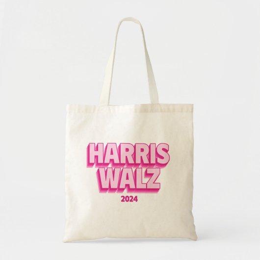 Harris Walz 2024 Canvas tas (Voorkant)