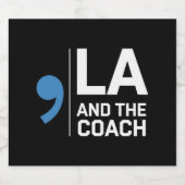 Harris Walz 2024 Comma La en de coach 2024 Bier Etiket (Enkel label)