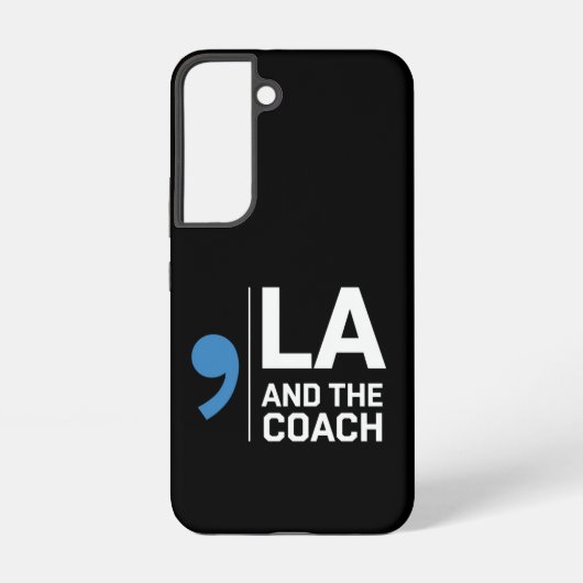 Harris Walz 2024 Comma La en de coach 2024 Samsung Galaxy Hoesje (Achterkant)