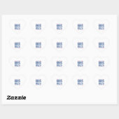 Harris Walz 2024 - De democratie redden Hart Sticker (Vel)