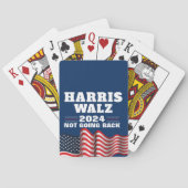 Harris Walz 2024 | Democraat stemmen Pokerkaarten (Achterkant)