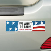 Harris/Walz 2024 Design Bumpersticker (Op auto)