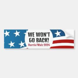 Harris/Walz 2024 Design Bumpersticker