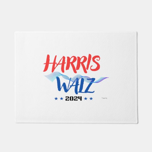 Harris Walz 2024 Deurmat (Voorkant)